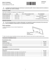 V-ZUG CookTop V2000 I804 Notice D'installation