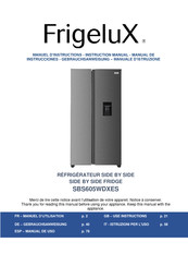 Frigelux SBS605WDXES Manuel D'instructions