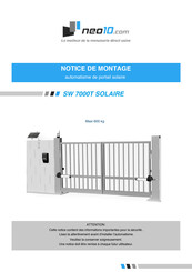 Neo10 SW 7000T Notice De Montage