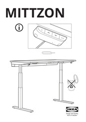 IKEA MITTZON Manuel D'instructions