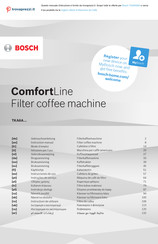 Bosch ComfortLine TKA6A Série Mode D'emploi