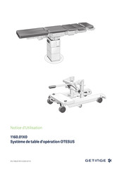 Getinge OTESUS 1160.01X0 Notice D'utilisation