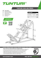 Tunturi LP60 LEG PRESS Manuel De L'utilisateur