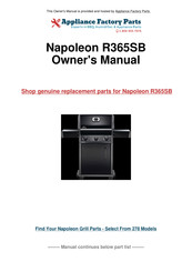 Napoleon Rogue R425-1 Manuel Du Propriétaire
