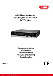 Abus TVVR41000 Manuel Utilisateur