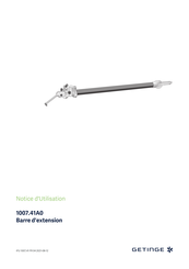Getinge 1007.41A0 Notice D'utilisation