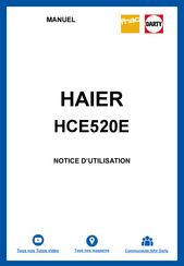 Haier HCE520E Mode D'emploi