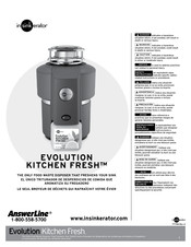 Emerson InSinkErator Evolution Série Mode D'emploi
