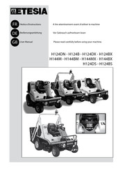 Etesia H124DN Notice D'instructions