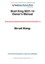 Broil King BARON 420 Manuel De Montage