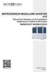 mundoclima MUENR-H12T Manuel De L'utilisateur