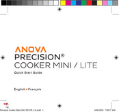 Anova PRECISION COOKER MINI Guide Rapide