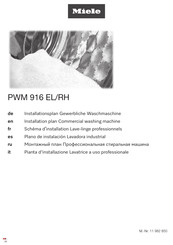 Miele PWM 916 EL Schéma D'installation