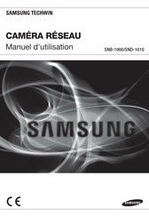 Samsung Techwin SNB-1000 Manuel D'utilisation