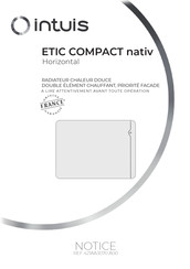 Intuis ETIC COMPACT nativ Notice