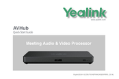 Yealink AVHub Guide De Démarrage Rapide