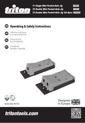 Triton T2PHJS Instructions D'utilisation Et Consignes De Sécurité