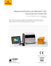 Promega Maxwell CSC Manuel D'utilisation