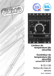 Jumo 701130/0253-001 Serie Notice De Mise En Service