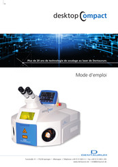 DENTAURUM desktop compact Mode D'emploi