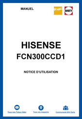 Hisense FCN300CCD1 Notice D'utilisation