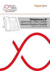 Gigaset S700H PRO Manuel Utilisateur