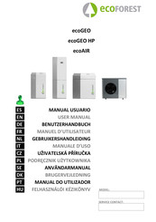 ECOFOREST ecoGEO HP Manuel D'utilisateur