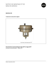 Samson 3271 Notice De Montage Et De Mise En Service