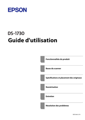 Epson DS-1730 Guide D'utilisation