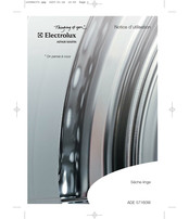 Electrolux Arthur Martin ADE 57160W Notice D'utilisation