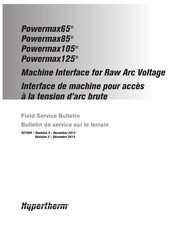 Hypertherm Powermax125 Mode D'emploi
