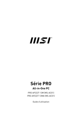 MSI PRO Série Guide D'utilisation