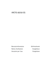 Aeg ARCTIS 60250 GS Mode D'emploi
