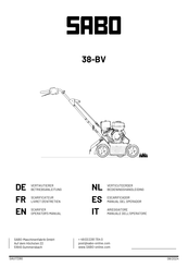 Sabo 38-BV Livret D'entretien