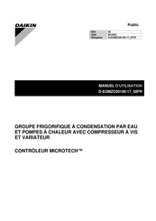 Daikin MICROTECH Manuel D'utilisation