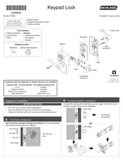 Schlage FE595 Instructions D'installation