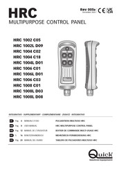 Quick HRC 1002 C05 Manuel De L'utilisateur