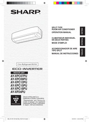 Sharp AY-XPC18PU Mode D'emploi