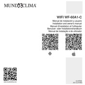 mundoclima WIFI WF-60A1-C Manuel D'installation Et L'utilisauter