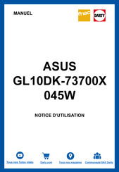 Asus FX10CS Manuel De L'utilisateur