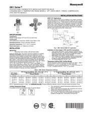 Honeywell AM-1 Série Notice D'installation