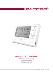 ZAFFER MULTI TIMER Notice D'emploi