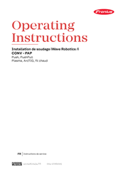 Fronius iWave Robotics Instructions De Service