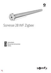 SOMFY Sonesse 28 WF Zigbee Li-ion Notice