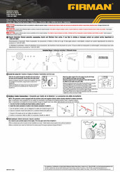 Firman H08051 Guide De Référence Rapide