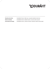 DURAVIT SensoWash Starck f Notice De Montage