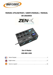 INFOSEC UPS SYSTEM ZEN-X MASTER 600 Manuel Utilisateur