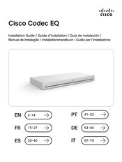 Cisco Codec EQ Guide D'installation
