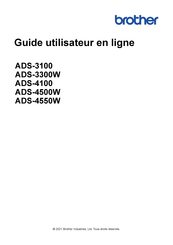 Brother ADS-3100 Guide Utilisateur En Ligne