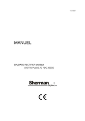 Sherman digitec DIGITIG PULSE AC/DC 200GD Manuel